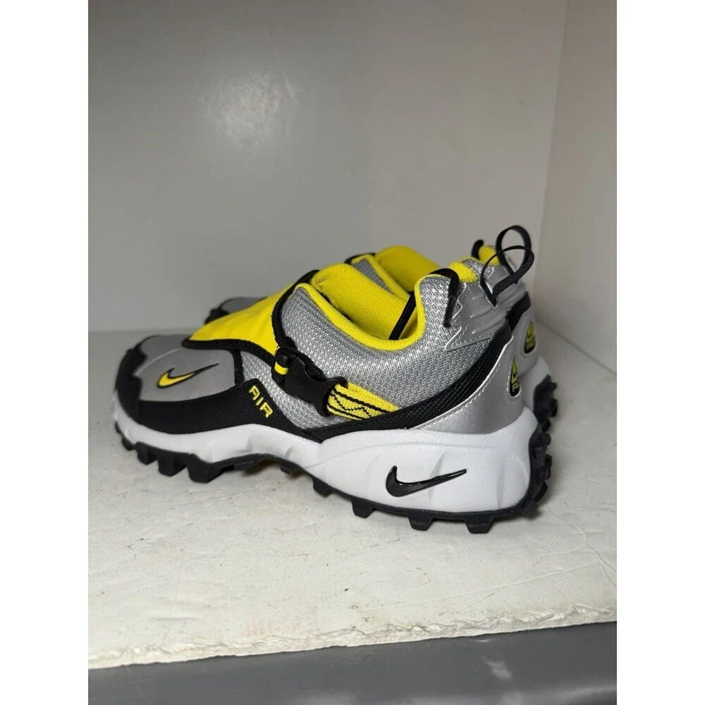 Nike ACG phassad Shoes Mens Sz 8 Black yellow zest Athletic Air Training EUC